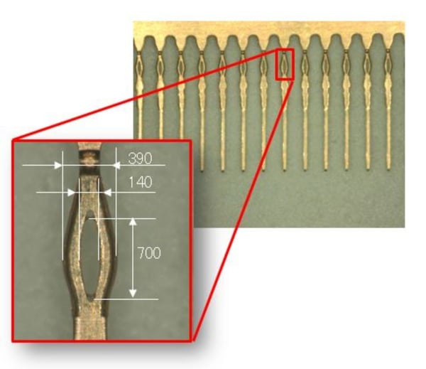 inserted-through-holes